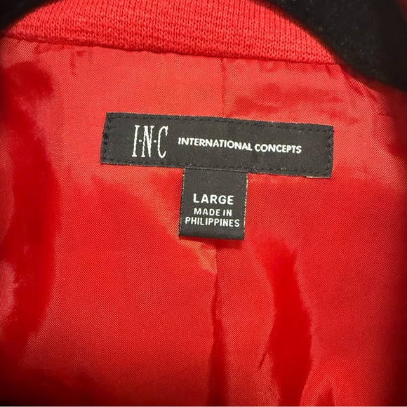 INC International Concepts Red Trench Coat - Picture 3 of 8